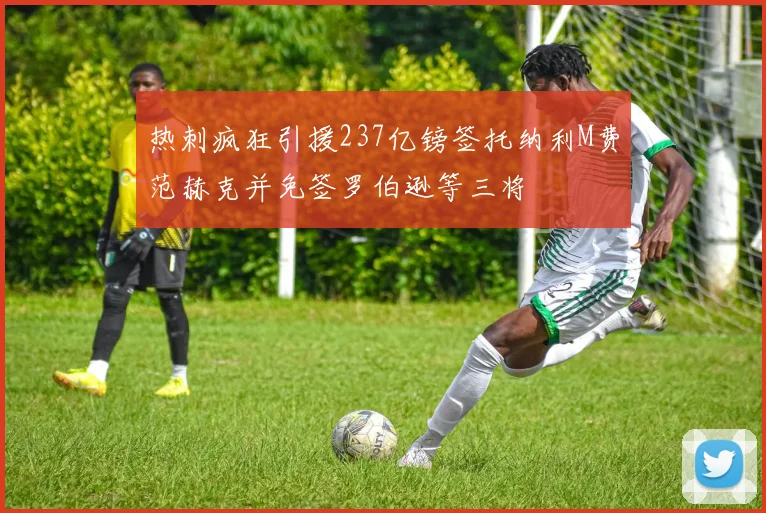 热刺疯狂引援237亿镑签托纳利M费范赫克并免签罗伯逊等三将